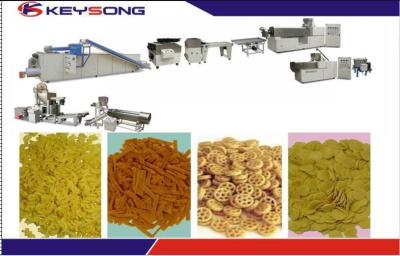 China Single Screw Extrusion Snack Food Making Machine , Fried Corn Puff Extruder Machine for sale