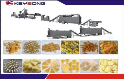 Chine La chaîne de production simple de granule de casse-croûte de la boudineuse à vis 3D 380v 120kw affermissent la représentation à vendre