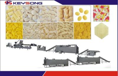 China 3d Pani Puri Snack Pellet Production Line Extruder Large Capacity 100 - 120kg / H Output for sale