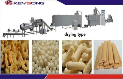 Chine Machine jumelle automatique d'extrusion de casse-croûte de blé de riz de maïs de souffle de boudineuse à vis à vendre