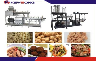 Chine La boudineuse à vis jumelle a donné à la viande une consistance rugueuse de protéine du soja faisant la machine/équipement d'extrusion à vendre