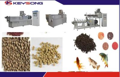 China Floating Sinking Fish Food Feed Making Machine Fish Feed Extruder Adjusted Voltage for sale