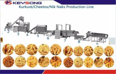 Cina La produzione degli spuntini di KS -76 lavora, fa un spuntino friggendo la macchina per la produzione di Kurkure in vendita