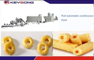 China Automatic Corn Rice Inflating Snack Extruder Making Machine for sale