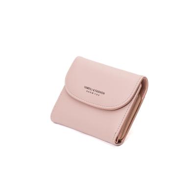 China 2021 New Fashion Lady Wallet For Crypto Logo Girls OEM Leather Wallet Elegant Woman Wallet for sale