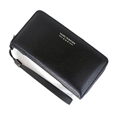 China Wholesale New Rock Men's Long Wallet Wallet Business Leisure Multifunctional Men's Handbags Wallet Spot for sale