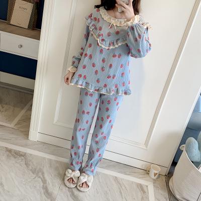 China 2019 Baby Boy Breathable Pajamas Kimono Cotton Infant Pajama Two Piece Suit for sale