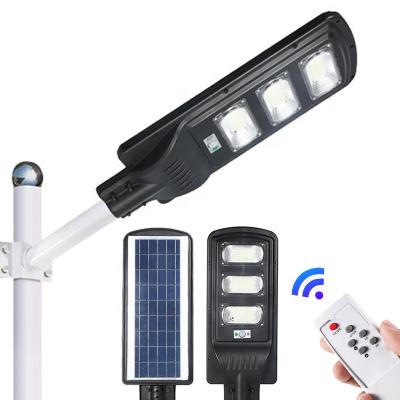 China ROAD Waterproof Energy Saving Ip65 50w 100w 150w 200w 250w Motion Sensor All In One Solar Led Street Light for sale