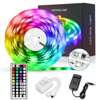 China LANDSCAPE Tira De Luz Led Neon Rope Light Smd5050 Smart Led Strip Light Color Changing RGB Light Kit With 44 Head Remote Controller for sale