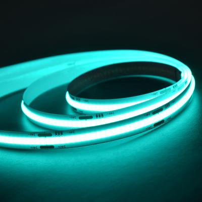 China Residential High Quality DC12V Red Green COB DC24V Bluetooth RGB LED Led Strip For Home Decoration for sale