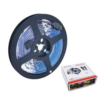 China Full Set 5M LANDSCAPE 5050 SMD RGB LED Strip Lights with RF Remote Controller and Led Driver for sale