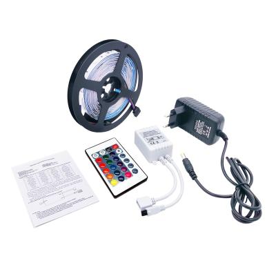 China LANDSCAPE 150 Multimeter High Quality Led Strip 5050 Wire 12v IR Remote Control Led Strip Light Set for sale