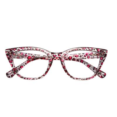 China Prevent new light blue leopard printing clots computer fashion anti-blue glasses men and women frame glasses anti-ultraviolet glass for sale