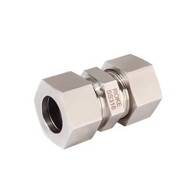 China Eenvoudige ferrule compressie bevestiging roestvrij staal licht 6L-42L Hydraulische bevestigingen Hydraulische buis bevestigingen Te koop