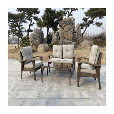 China Good quality modern simple garden rattan furniture hot sale outdoor set for sale for sale