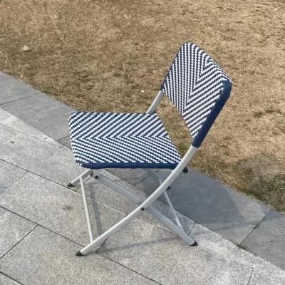 China New Design Modern Fabric Steel Set Attractive Price Recyclable Garden Furniture Folding Chair for sale