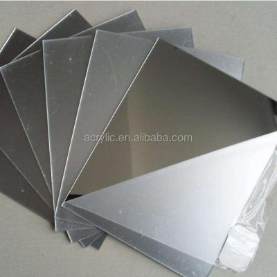 China Portable Plexiglass Factory 1.5mm Yellow Gold Color Adhesive Acrylic Mirror Gold Material Sheet for sale