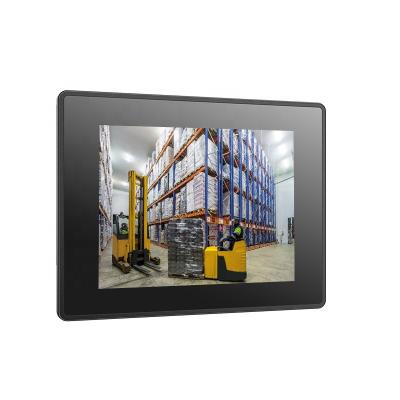 China 8 Inch 8 Inch Wide Screen True Flat Touch Screen Industrial PC Wall Mounted Fanless Embedded Industrial PC for sale