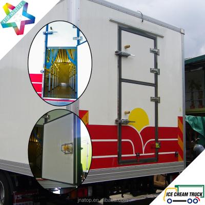 China FRP Sheet +Polyurethane Foam 4.8m Kooltube Refrigeration System Ice Cream Truck Eutectic Body for sale