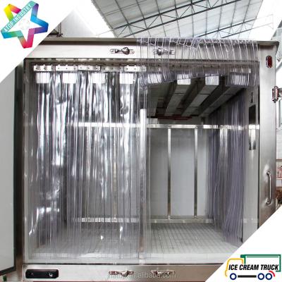 China FRP+ PU Kooltube -40C FOAM Eutectic Refrigeration System For Kia K3000S Truck Chassis ColdKing 3.4m Ice Cream Truck Body for sale