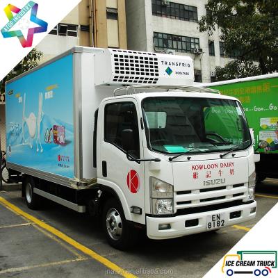 China ColdKing 4.8m Ice Cream Truck Body With Kooltube Refrigeration System Ice Cream Transport Truck Eutectic Body AJC4800IC2 (Cold Plate) for sale