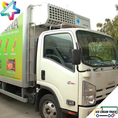 China ColdKing 4.9m Long -40C Kooltube Eutectic Refrigerated Truck Body With Quality Medium Duty Chassis Plate Cold Ice Cream Truck AJC4900IC2 for sale