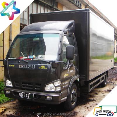 China Single Cabin 4.3m Express Delivery Truck Body 3.5T Dry Cargo Van for sale