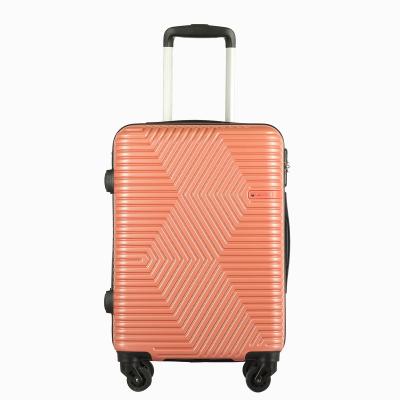 China High Quality Bottom Travel Household 3 Piece Sets Printed ABS Hard Shell Travel Bags Luggage Suitcase for sale