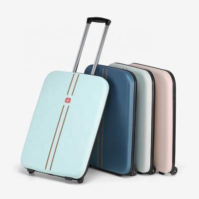 China ABS New Design Suit Case Trolley Bag Foldable Luxury Travel Bags PC Folding Luggage Set For Outdoor for sale