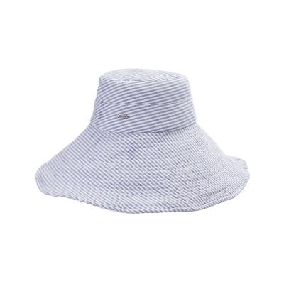 China OEM Luxury Colorful Empty Logo Designer Embroidery Striped Bucket Hat Bulk Custom Winter Shinehats Tappo del bacino For Your Own Logo for sale