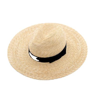 China 2021 Wholesale Fashionable Straw Hats Sun Character Wheat Cowboy Beach Hats Strong Hard UV Protection Beach Hats for sale