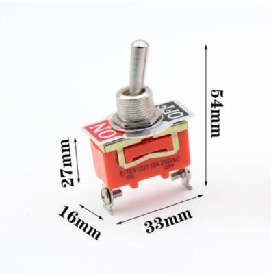 China Microwave HongYu 12mm Spring Inverter 2 Way Back On On Gold Handle Inverters Momentary Rocker Switches for sale