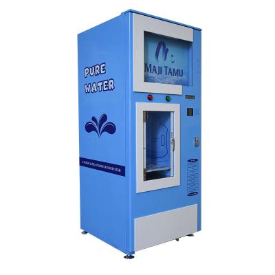 China Under Sink Low Price Retail RO Reverse Osmosis Water Drinks Large Volume Coin Operated Vending Machine 400G 800G for sale