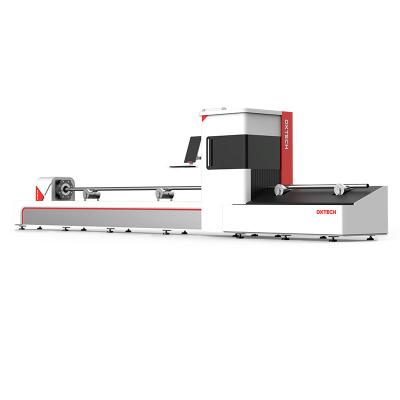 China 1000W 2000W Metal Fiber Tube Water Cooled CNC Laser Pipe Cutting Machine Stainless Steel Pipe Laser Cutter For Steel for sale