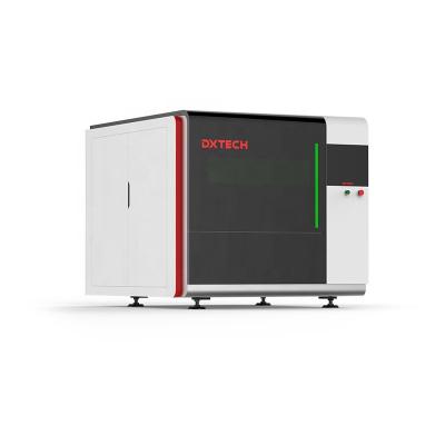 China Water Cooled High Precision 1KW Case Fiber Laser Cutting Machine For Sheet Metal for sale