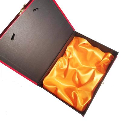 China Handmade Luxury Hard Cardboard Gift Box Wine Box Jewelry Box Printing Logo Printing Custom Foam Inserted for sale