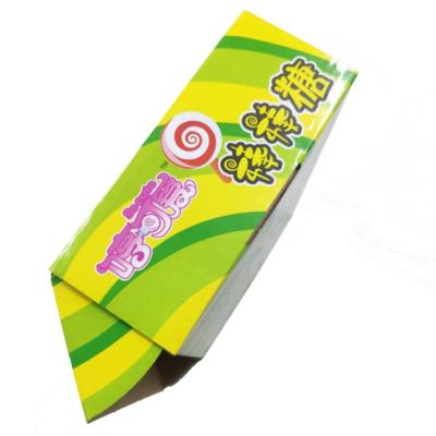 China Recyclable Corrugated Custom Lamination Candy Box Full Color Printing Glossy Rectangle Box for sale