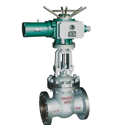 China Oil and gas industry CE API ANSI DN50/150/300/450 High Pressure  Forged Steel A105 Wcb Cast Steel Electric Actuator Gate Valve for oil gas water for sale