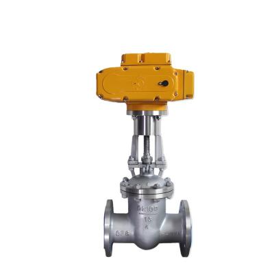 China Oil and gas industry CE API ANSI DN50/150/300/450 High Pressure 150lb 300lb Forged Steel A105 Electric Actuator Flange Gate Valve for oil gas water for sale