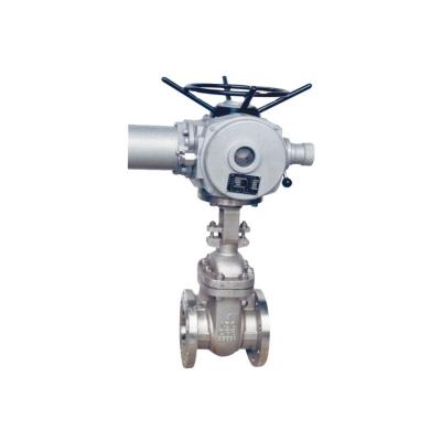 China Power Plant Kamroo OEM ODM OBM High Pressure Low Pressure Industrial Wcb CF8m Electric Gate Valve with Electric Actuator for sale