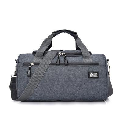 China Fashion Men Travel Handbag Women Lightweight Cylinder Business Duffle Bags Fleece Weekend Outdoor Cross - Body Shoulder Bag Package for sale