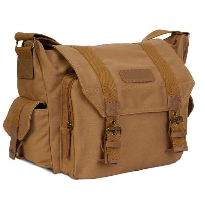 China Video Soft Camera Stroage Camera Message Bag Sling Shoulder Bags Photo Dslr Canvas Camera Bag For DSLR for sale