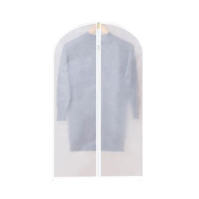 China Modern Eco-Friendly Washable Zipper Bag Clear Garment Breathable Nonwoven Suit Dust Covers for sale