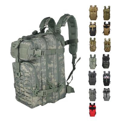 China Factory Sale Anti Theft Custom Outdoor Waterproof Travel Army Large Tactical Backpack Military Bag for sale