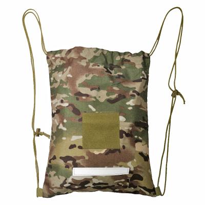 China Small Pocket Anti-theft Waterproof Lightweight Bag Camouflage Drawstring Backpack for sale