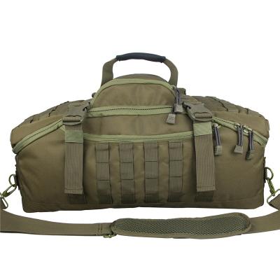 China Fashion Large Capacity Canvas Washable Waterproof Hiking Military Tactical Duffel Bag for sale