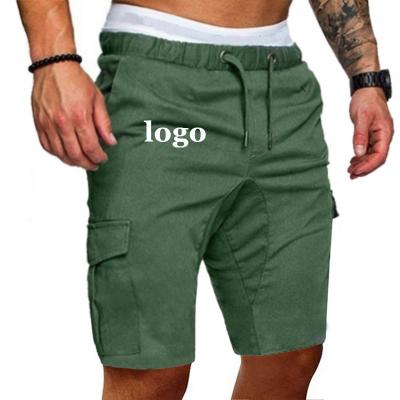 China 2021 New Big Logo Pocket Breathable Custom Men Casual Streetwear Cargo Shorts Summer Shorts Polyester Shorts for sale