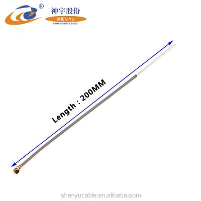 China According to customer requirements Ufl IPX to Ufl IPX female 1.13mm rf coaxial cable assembly antenna wifi cable for sale