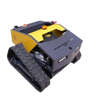 China 2022 Hot Sale 4-Stroke Mini Crawler Lawn Mower Remote Control Grass Lawn Mower With EPA Engine for sale