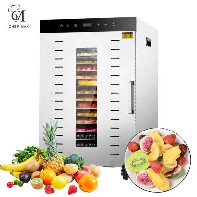 China Restaurant Chefmax 16 Layers Kitchen Commercial Food Dehydrator Equipment For Sale Food Dehydrator Dryer Machine for sale